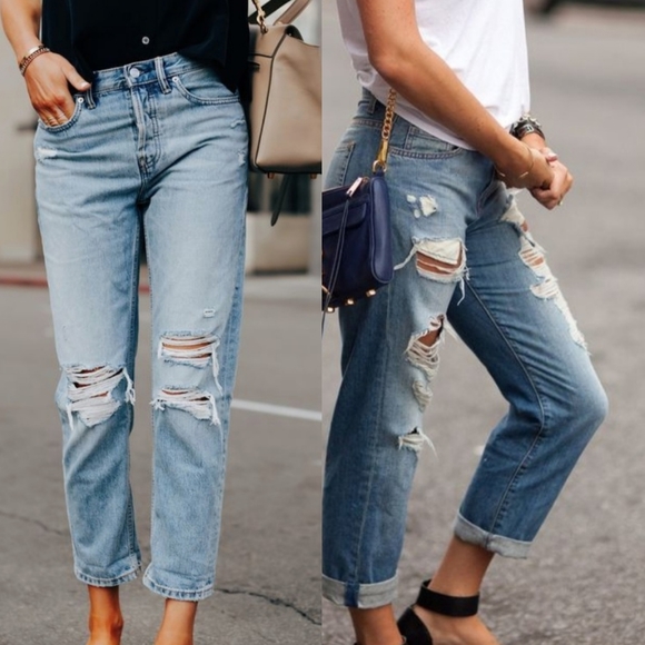 Hollister Low-Rise Boyfriend Crop - Picture 4 of 4